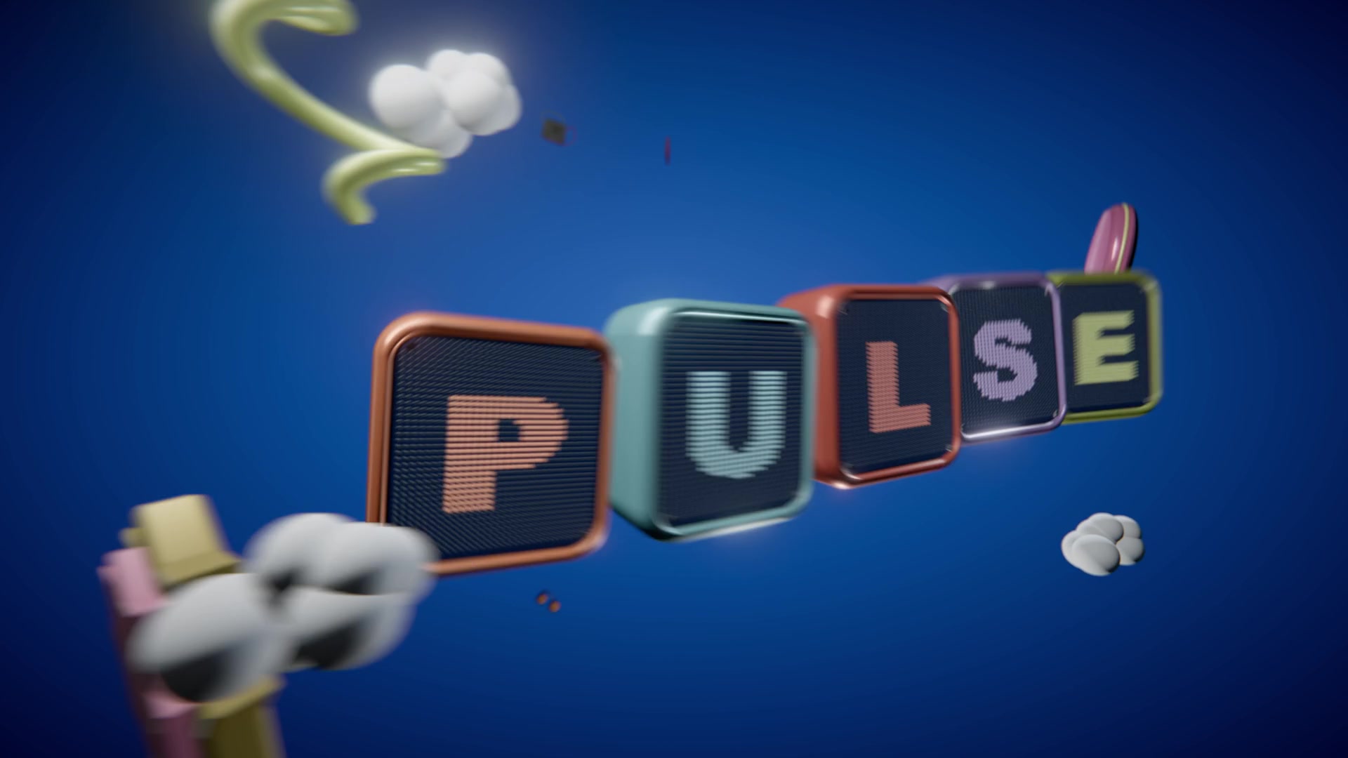PULSE: sculptural sound objects, colored materials and detailed 3D hardware